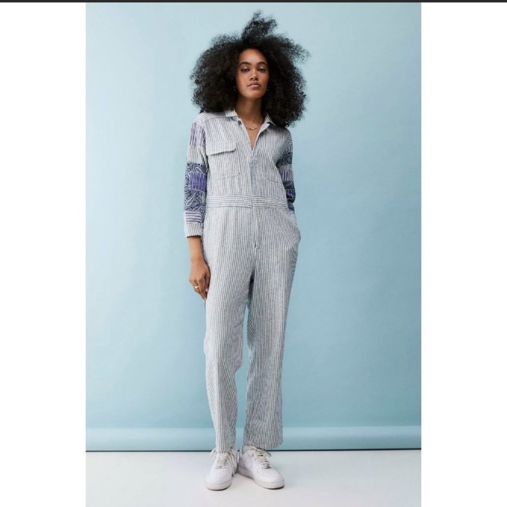 Urban Outfitters Danielle Patchwork Jumpsuit- XS